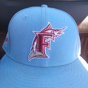 Florida Marlins 50/50 Fitted New Era Cap